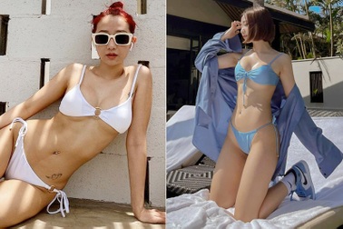 Hot girl Hà thành "đốt cháy" mùa hè bằng loạt ảnh diện bikini nóng bỏng