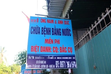 Động thái bất ngờ của chủ cơ sở chữa bệnh bằng nước tại Nghệ An