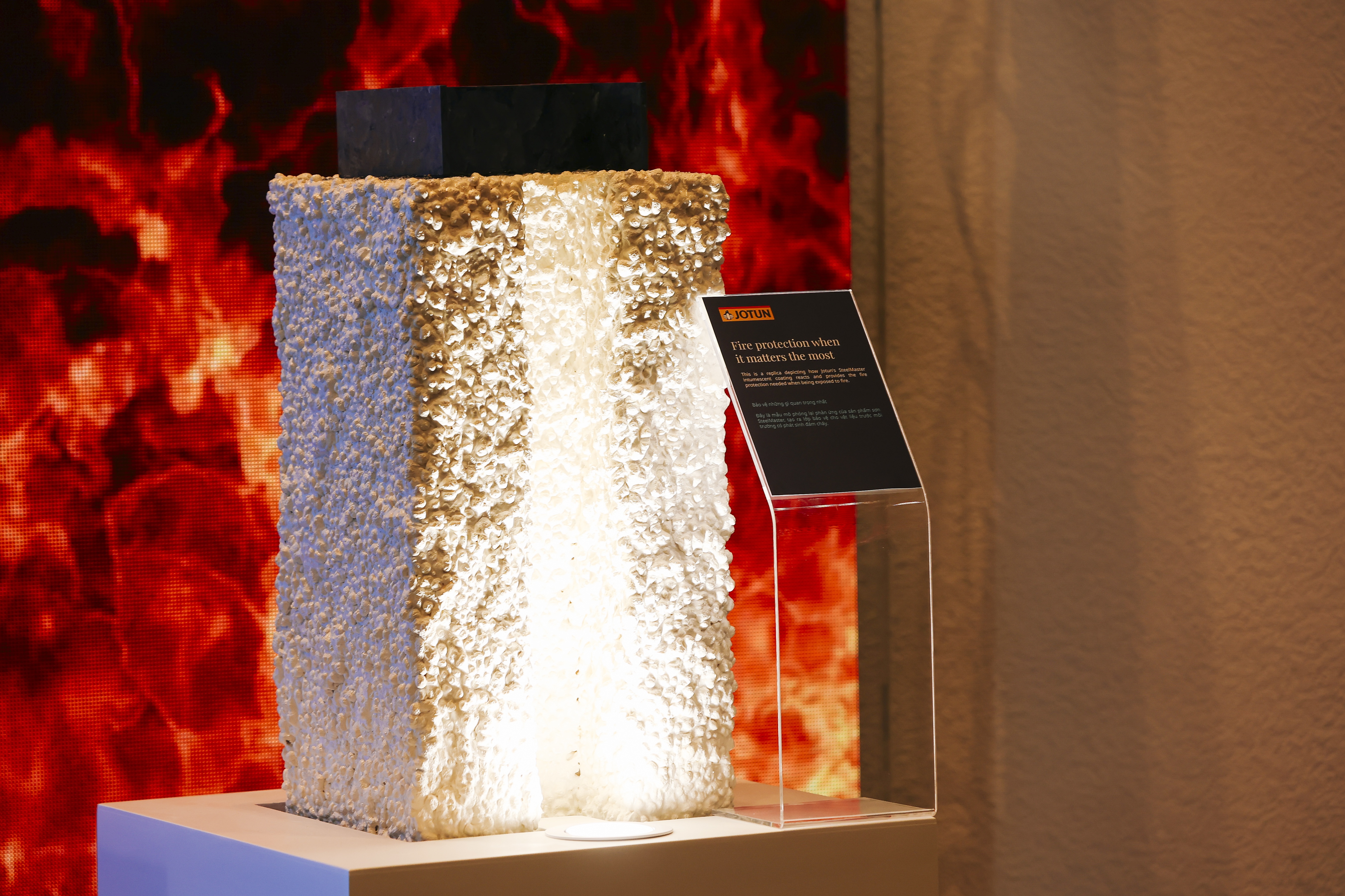 Jotun ណែនាំថ្នាំលាបការពារភ្លើង SteelMaster 1200WF នៅវៀតណាម - ១ Jotun giới thiệu sơn chống cháy SteelMaster 1200WF tại Việt Nam - 1