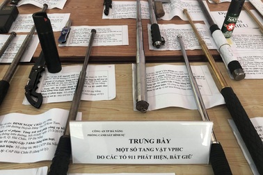 Lực lượng 911 phát hiện hàng loạt "hàng nóng" của các đối tượng tội phạm