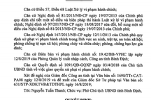 Phạt 95 triệu đồng với 4 người Trung Quốc cư trú bất hợp pháp tại Bình Định