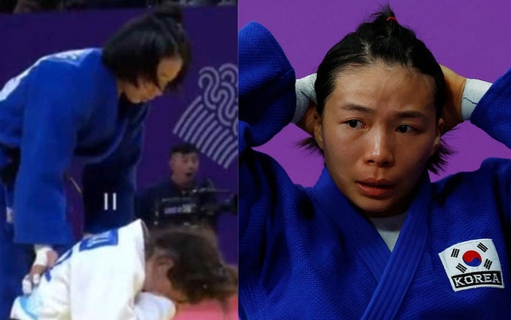 Tát vào mặt khiến đối thủ khóc nức nở, võ sĩ Hàn Quốc nhận cái kết đắng - 1