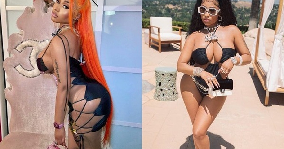 Choáng với váy hở bạo của Nicki Minaj | Báo Dân trí