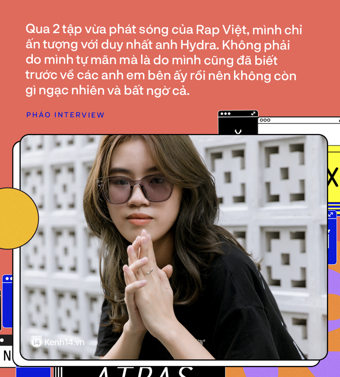 Pháo - cô nàng rapper 17 tuổi: Tham dự King Of Rap vì tên show ngầu hơn Rap Việt, nếu không theo nghệ thuật nhất định sẽ đi bán trà đá! - Ảnh 9. Pháo - cô nàng rapper 17 tuổi: Tham dự King Of Rap vì tên show ngầu hơn Rap Việt, nếu không theo nghệ thuật nhất định sẽ đi bán trà đá! - Ảnh 9.