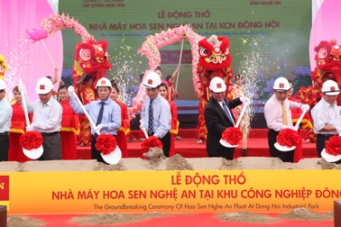 Tập đoàn Hoa Sen xây dựng liền 2 nhà máy tại Nghệ An
