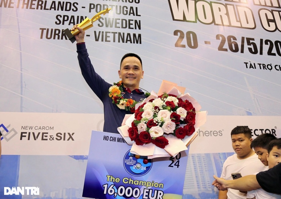 Cơ thủ Trần Đức Minh: Tôi vô địch World Cup nhờ... may mắn - 1 Cơ thủ Trần Đức Minh: Tôi vô địch World Cup nhờ... may mắn - 1