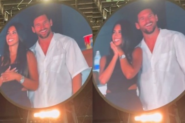 Vợ chồng Messi gây sốt khi bị "bắt gặp" tại buổi diễn của Coldplay