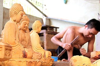 Làng của những đại gia cầm dùi đục