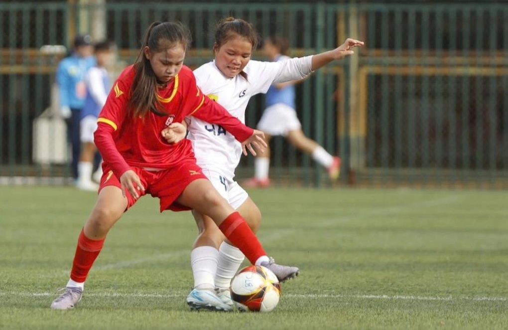 Chiến thắng đậm xuất hiện ở ngày khai mạc giải U16 nữ quốc gia 2025 - 2