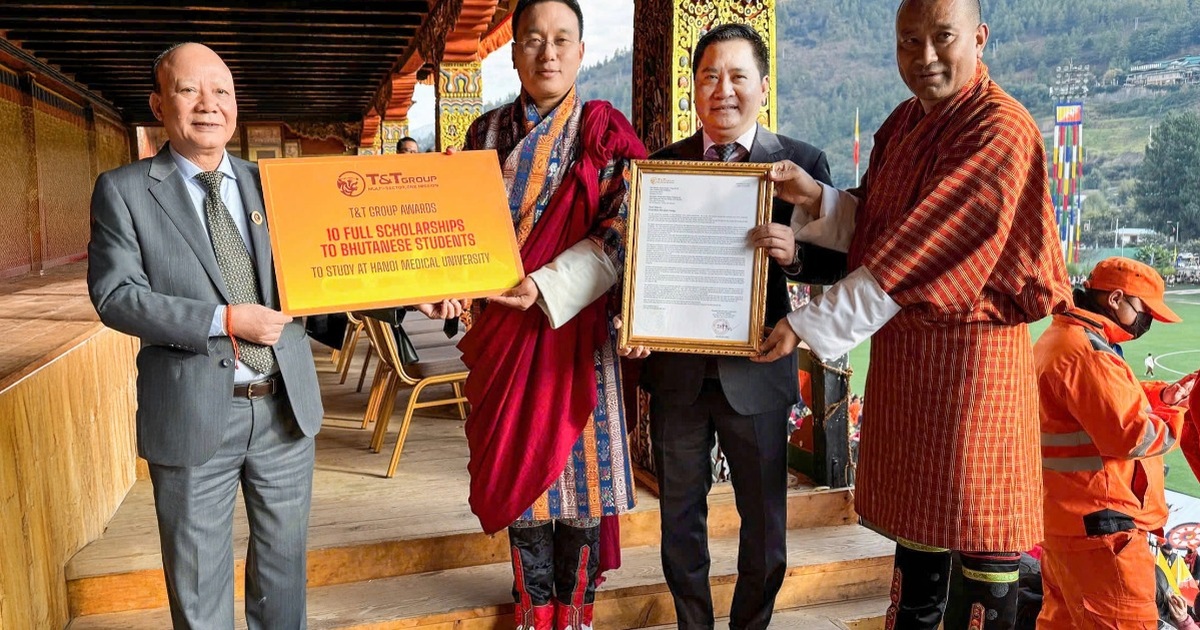 T&T Group tài trợ học bổng toàn phần cho 10 sinh viên Bhutan tại Đại học Y Hà Nội
