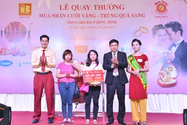 Đã tìm được 11 chủ nhân may mắn đợt 4 chương trình “Mua nhẫn cưới vàng trúng quà sang” 2014 - 2015