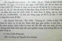 Loại ngũ một công an trộm tang vật 