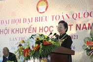 Nguyên Phó Chủ tịch nước Nguyễn Thị Doan làm Chủ tịch Hội Khuyến học Việt Nam khóa V