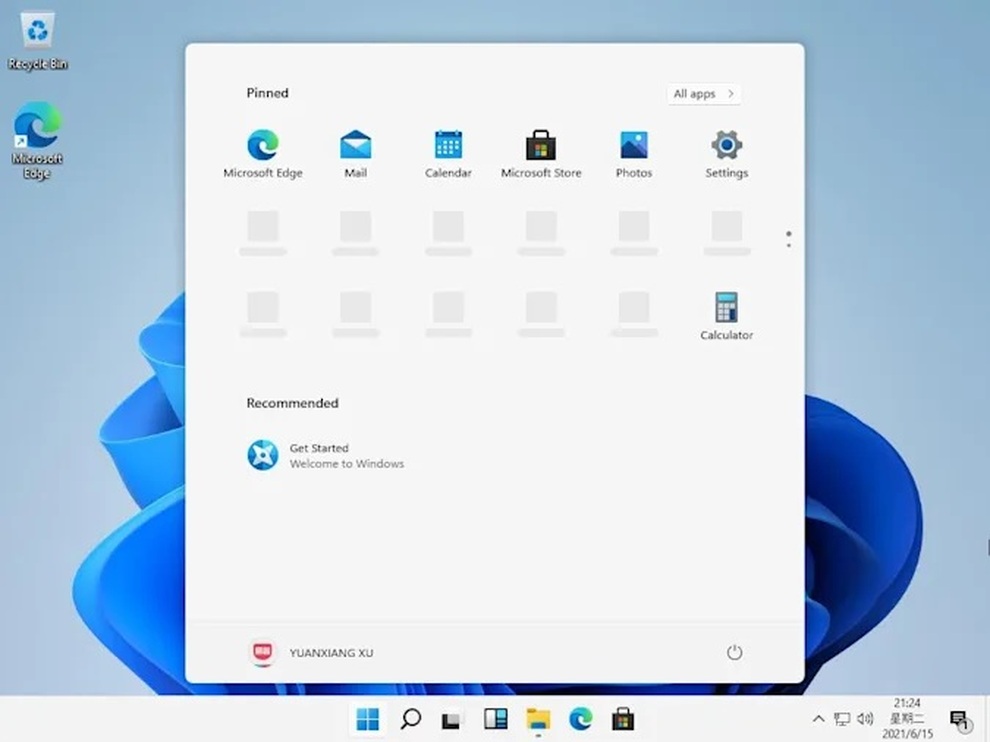 Hé lộ những hình ảnh đầu tiên về Windows 11 - 3 Hé lộ những hình ảnh đầu tiên về Windows 11 - 3