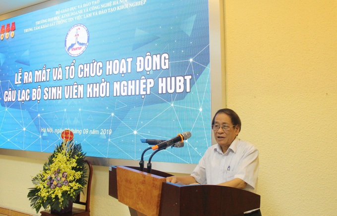 Lễ ra mắt và tổ chức hoạt động của CLB Sinh viên khởi nghiệp HUBT - Ảnh 3.