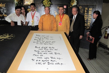 Quyển Kinh Vu Lan lớn nhất Việt Nam