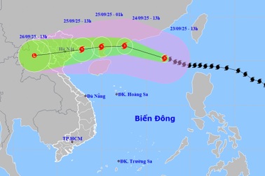 Bão Ragasa sẽ đổ bộ Quảng Ninh - Hải Phòng với cường độ cấp 9-10?