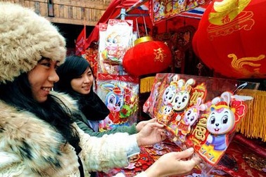 Không khí Tết tưng bừng khắp châu Á