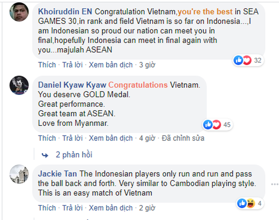 Cổ động viên Indonesia ngả mũ, thừa nhận U22 Việt Nam quá mạnh - 2 Cổ động viên Indonesia ngả mũ, thừa nhận U22 Việt Nam quá mạnh - 2