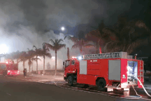 Cháy quán bar ngầm lớn nhất tỉnh Phú Yên