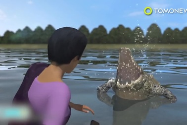 Cá sấu tấn công người ở ở Nam Kalimantan, Indonesia