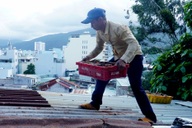 Người dân Gia Lai hối hả tích thực phẩm, chằng chống nhà đón bão Kalmaegi