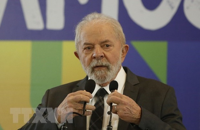 Tổng thống Luiz Inacio Lula da Silva đã lên án mạnh mẽ vụ tấn công này. (Nguồn: AFP/TTXVN)