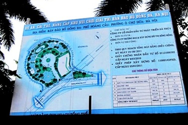 Công ty Hà Thủy cam kết hoàn thiện các hạng mục cộng đồng trên bán đảo Hoàng Cầu