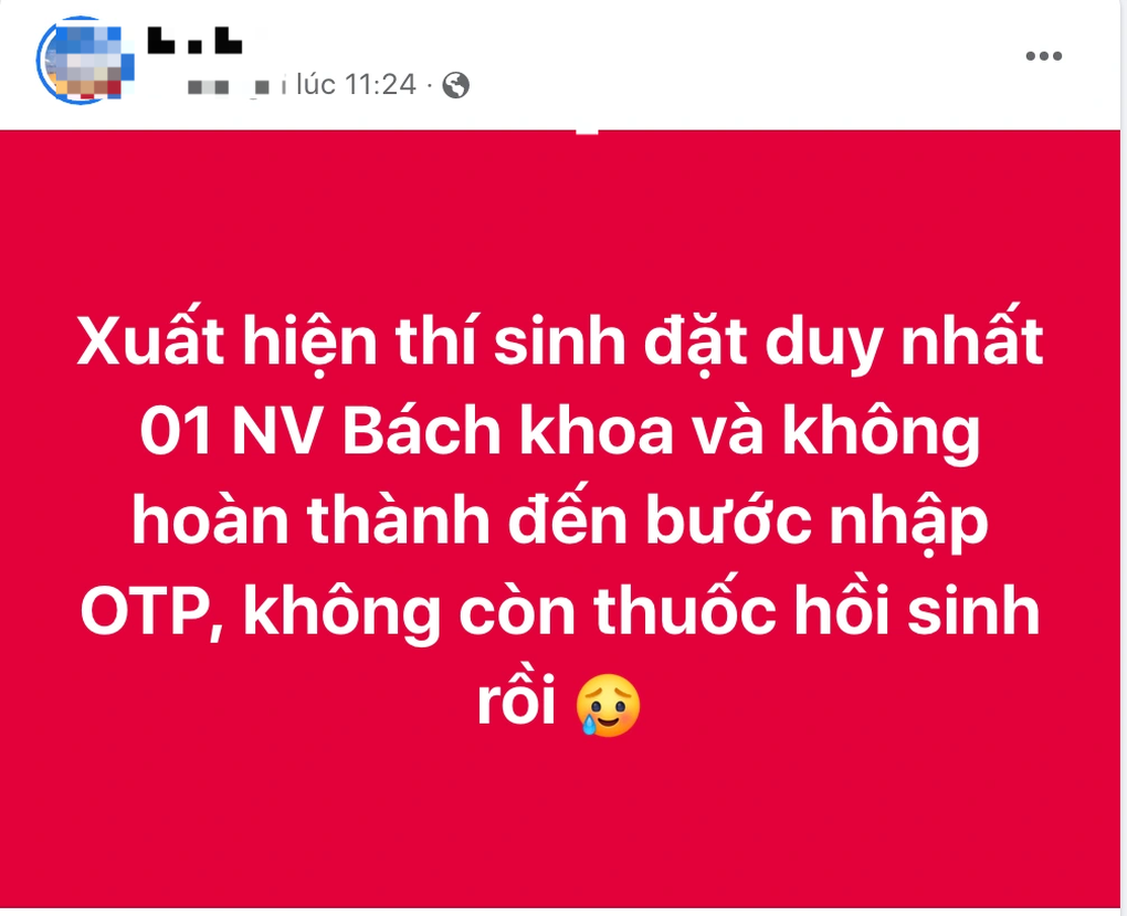 Hồi sinh cho thí sinh hụt đăng ký xét tuyển đại học - 1 Hồi sinh cho thí sinh hụt đăng ký xét tuyển đại học - 1