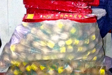 Bắt giữ gần 1 tấn pháo và thuốc nổ