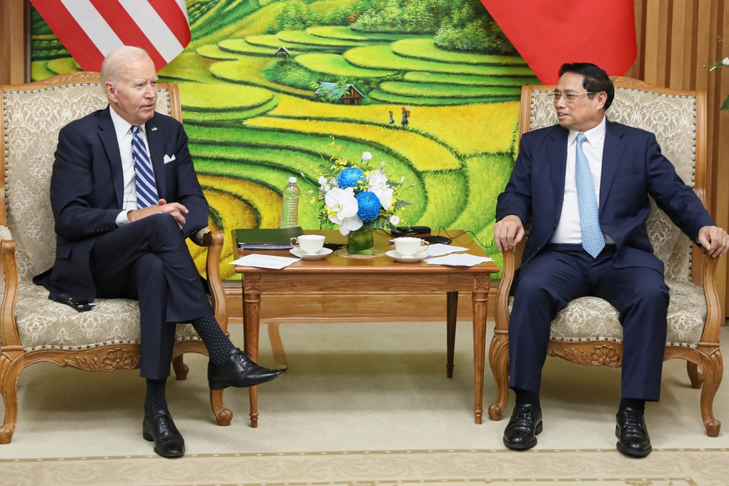 Tổng thống Mỹ Joe Biden hội kiến Thủ tướng Phạm Minh Chính - 1 Tổng thống Mỹ Joe Biden hội kiến Thủ tướng Phạm Minh Chính - 1