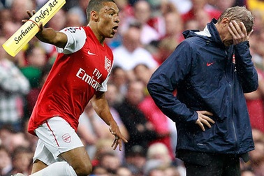 Biếm họa về “sao” trẻ Alex Oxlade-Chamberlain của Arsenal