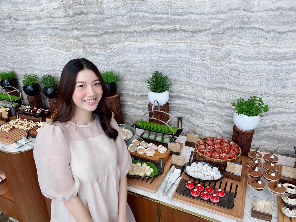 Phản ứng của Á hậu Thuý Vân trước tin đồn mang thai con đầu lòng? - 1