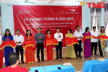 TNG Holdings Vietnam khánh thành hai trường tiểu học ở Hương Sơn, Hà Tĩnh