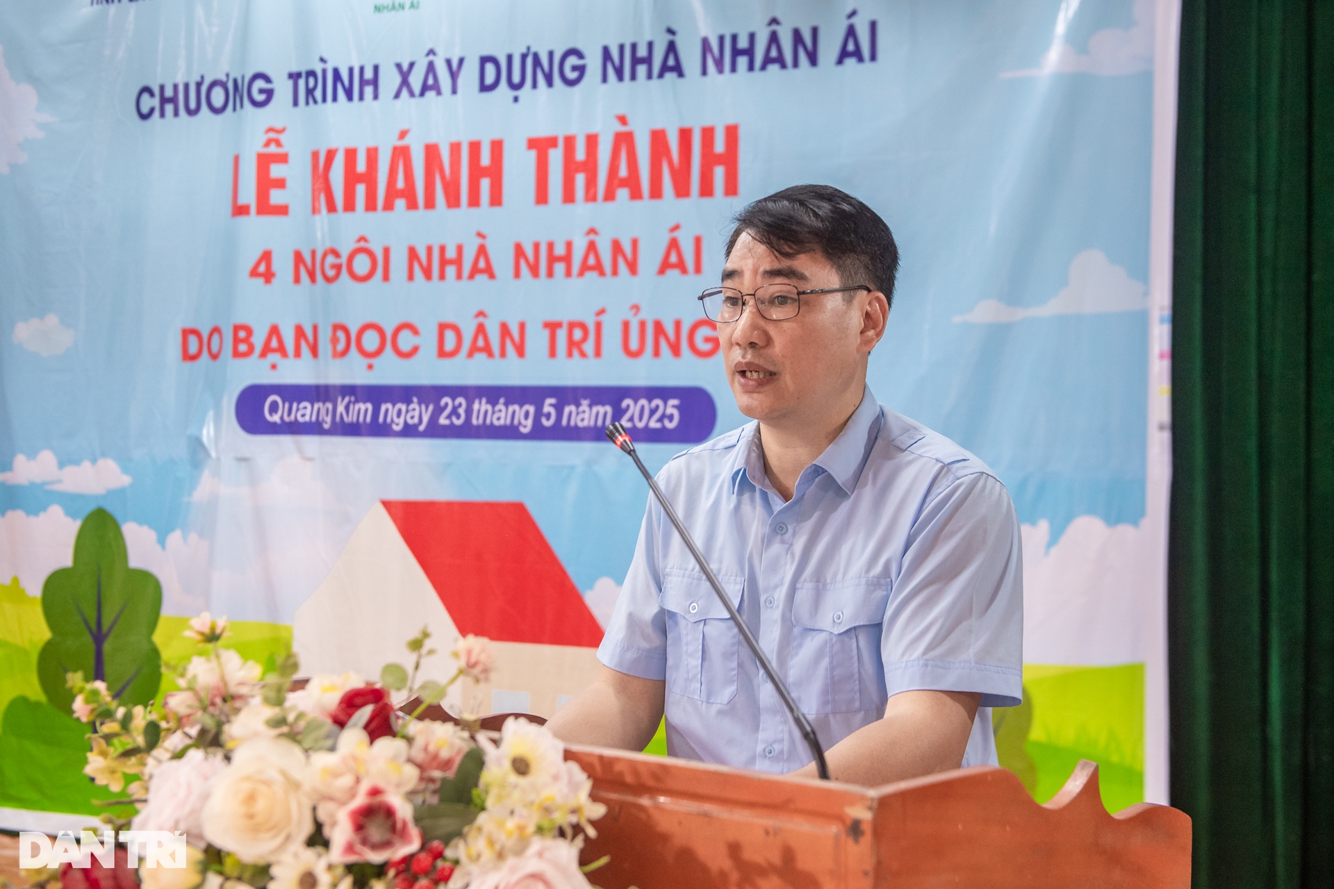 Báo Dân trí khánh thành 4 nhà Nhân ái nơi biên cương xa xôi - 8