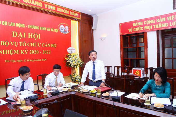 Đại hội Chi bộ Vụ Tổ chức cán bộ nhiệm kỳ 2020 - 2022 thành công tốt đẹp - Ảnh 4.