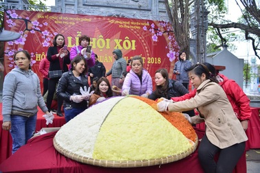 Hội thi nấu xôi nức tiếng Hà Nội