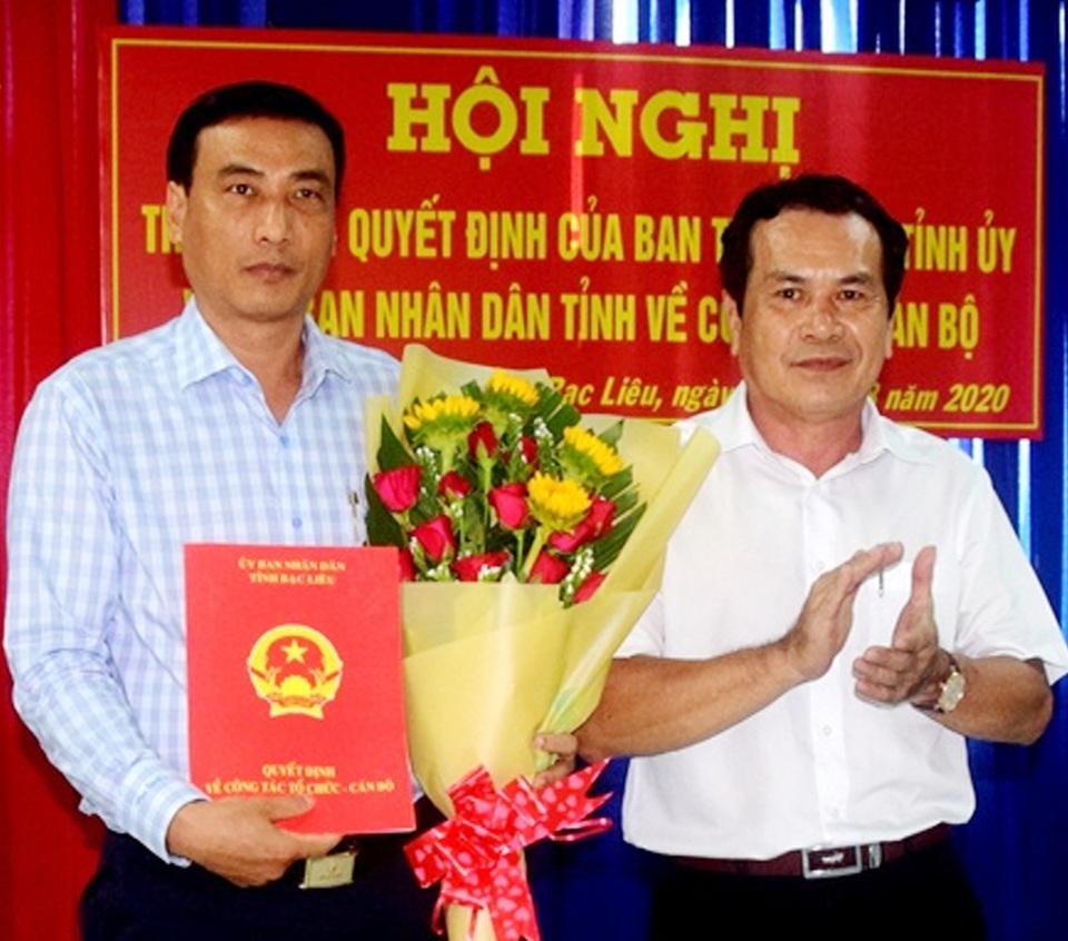Bạc Liêu điều động, bổ nhiệm nhiều cán bộ lãnh đạo cấp sở - 1