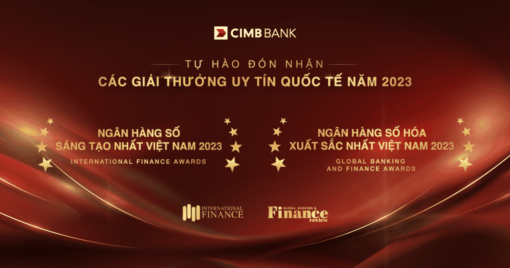 Ngân hàng CIMB Việt Nam đạt 2 giải thưởng quốc tế về đổi mới sáng tạo 2023 - 1 Ngân hàng CIMB Việt Nam đạt 2 giải thưởng quốc tế về đổi mới sáng tạo 2023 - 1