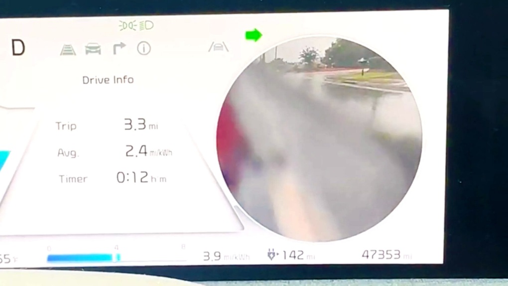 Camera giám sát điểm mù trên xe điện Kia mất tác dụng khi gặp mưa to - 1 Camera giám sát điểm mù trên xe điện Kia mất tác dụng khi gặp mưa to - 1