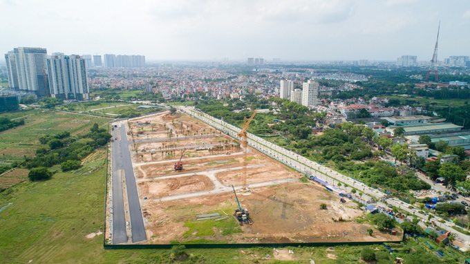 FLC Premier Parc đẩy mạnh thi công hoàn thiện hạ tầng khu đô thị - Ảnh 1.