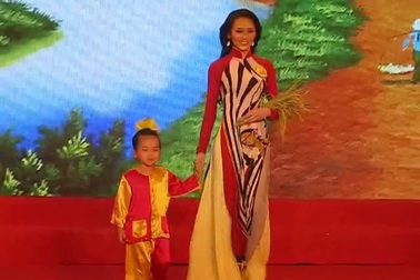 Đêm đăng quang Hoa khôi Nam Bộ 2017 của nữ sinh Trường ĐH Võ Trường Toản.