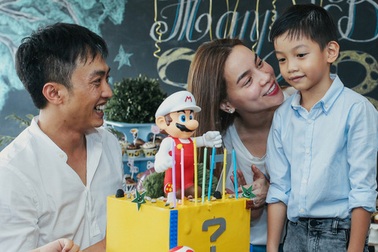 Hà Hồ - Quốc Cường tái hợp làm sinh nhật cho con trai Subeo