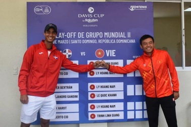 Đội tuyển quần vợt Việt Nam ra quân không thành công ở play-off Davis Cup