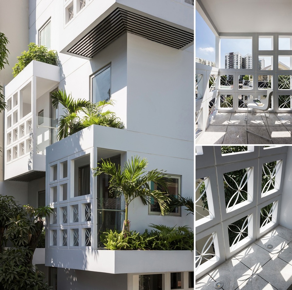 Chiêu độc lấy sáng khiến nhà 5 tầng ở Sài Gòn ngập nắng gió, đẹp cuốn hút - 4