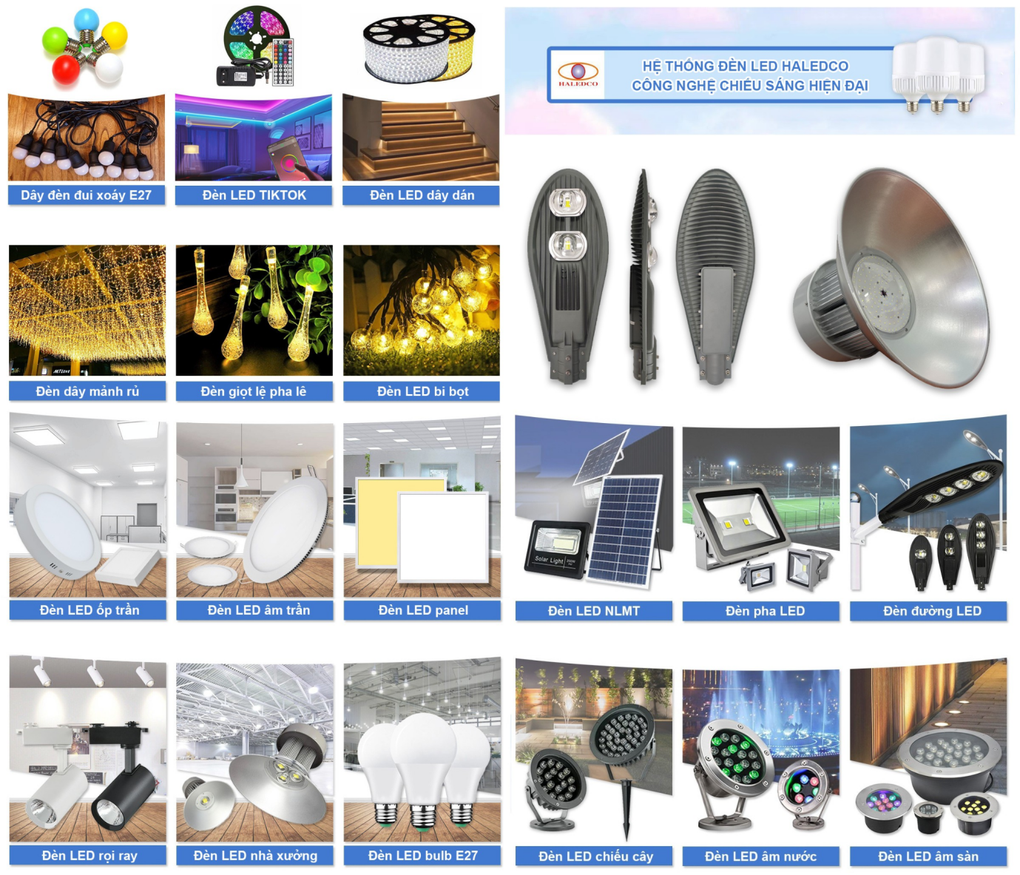 HALEDCO thực hiện các dự án chiếu sáng trong nhà, ngoài trời - 2 HALEDCO thực hiện các dự án chiếu sáng trong nhà, ngoài trời - 2