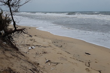 Nam sinh viên bị sóng cuốn mất tích khi đi tắm biển