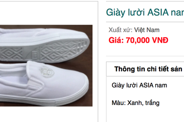 “Giày Đặng Lê Nguyên Vũ” 70.000 đồng bất ngờ “gây sốt”