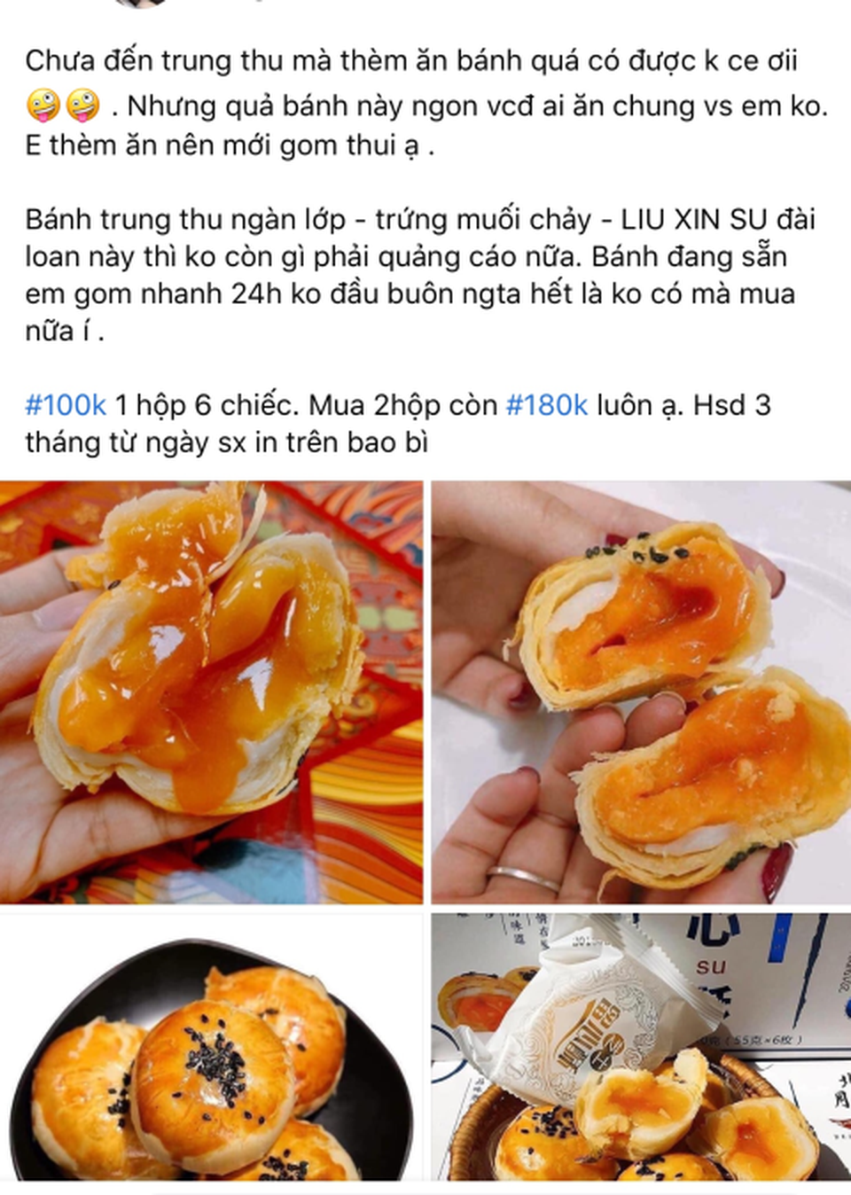 Bánh trung thu trứng chảy siêu hot: Nói bánh Đài Loan cho dễ bán - 1