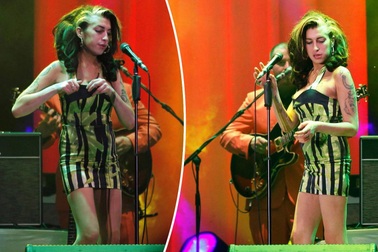 Chiếc váy Amy Winehouse mặc khi bị đuổi khỏi sân khấu đạt mức giá "khủng"